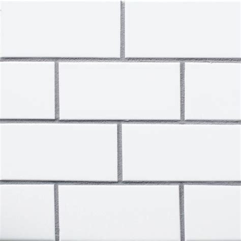 20 White Subway Tile Charcoal Grout