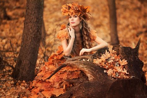 Photograph Autumn Girl By Sergey Shatskov On 500px Фотографии Фотосессия