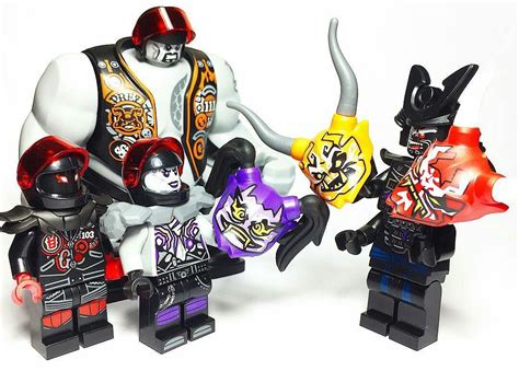 Prominent Demontieren Unsicher Lego Ninjago Figuren Oni Masken Neun Bereich Vieh