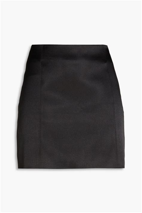 Frame Satin Mini Skirt The Outnet