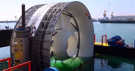 How A Tidalmarine Turbine Works To Generate Electricity