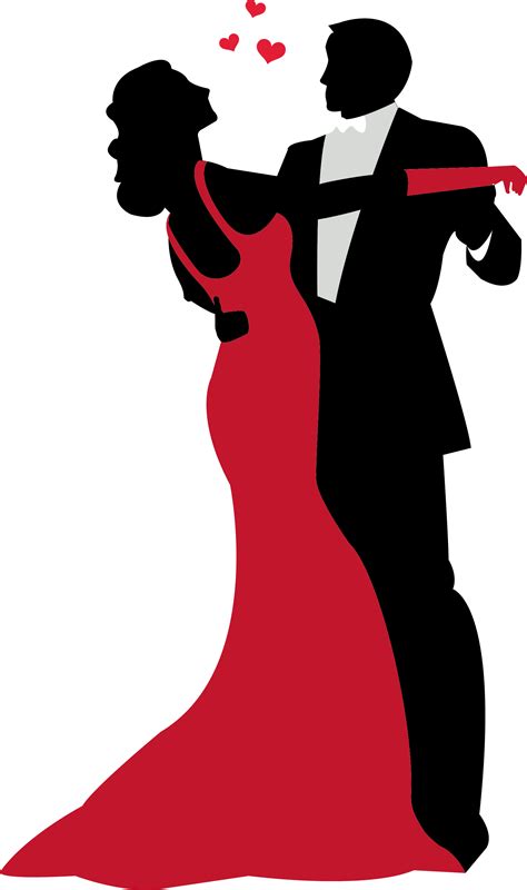 Red Dress Gala In 2023 Silhouette Art Couple Dancing Dancing Drawings