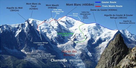 Mont Blanc France Map Secretmuseum