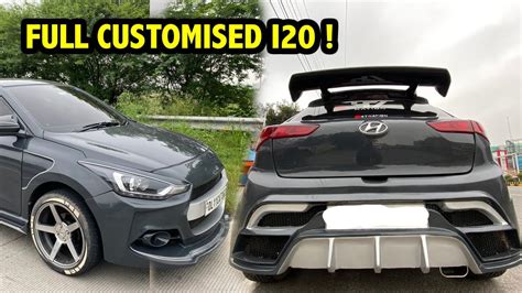 Modified I20 With Full Customised Body Kit Body Kit For Car I20