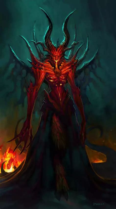 Big Bad Evil Guys In 2021 Demon Art Fantasy Monster Fantasy Demon