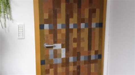 Minecraft Door In Real Life Will Make Your Eyes Wiggly Pcgamesn