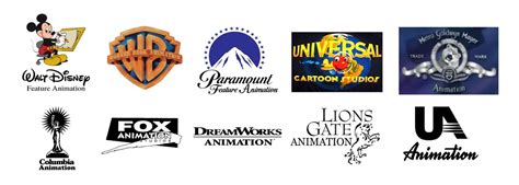 Ten Major Animation Studios From 1987 1990 By Appleberries22 On Deviantart