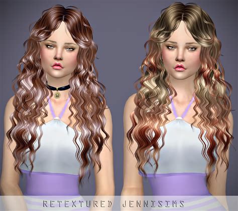 Downloads Sims 4newseanightwish Hair Retexture Jennisims