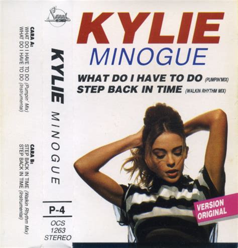 Kylie Minogue What Do I Have To Do Cassette Discogs