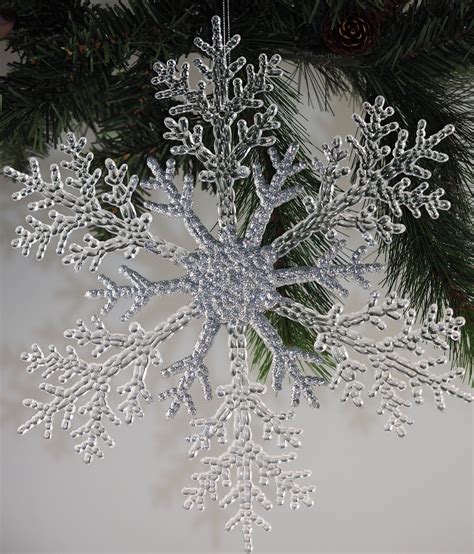 Hanging Snowflake Decorations Winter Christmas Hanging Snowflake