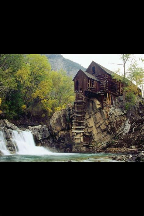 Pin By Mika💕☕️ On Abandoned Waterfall House Little Cabin Waterfall