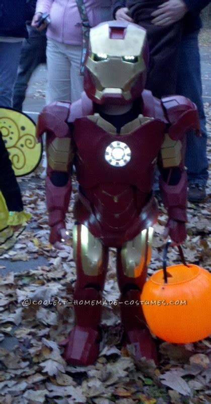 Coolest Homemade Iron Man Toddler Halloween Costume
