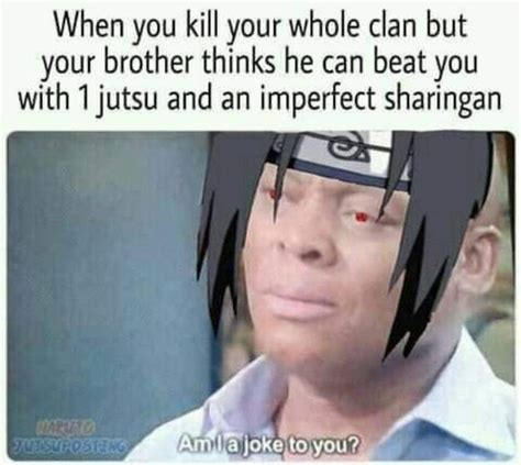 Naruto 10 Hilarious Sasuke Memes Only True Fans Will Love His Education