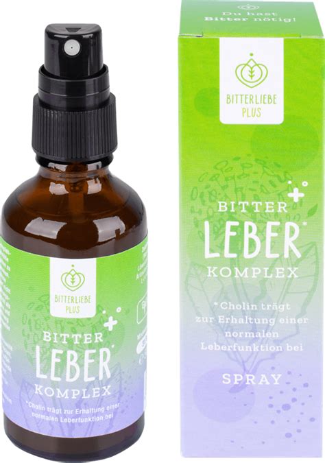 Bitterliebe Plus Leber Komplex Spray Natürliche Unterstützung für