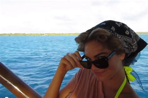 Kate Upton Topless As She Strips Down To Revealing Bikinis In Sizzling Bts Video For Sports