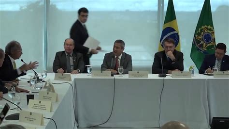 Confira Na Íntegra O VÍdeo Da ReuniÃo De Bolsonaro Com Ministros Youtube