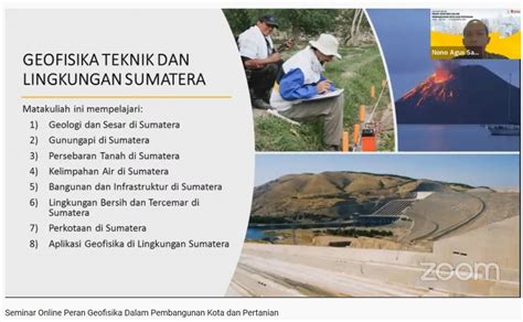 Seminar Daring Teknik Geofisika ITERA Bahas Peran Geofisika Dalam