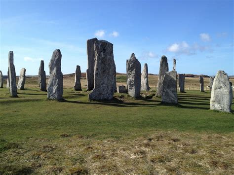 Auf kaum einem kontinent dieser welt. Calanish, een cluster menhirs in Schotland - Het Hunebed ...