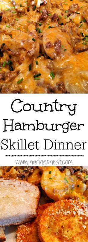 Country Hamburger Skillet Dinner Cookped
