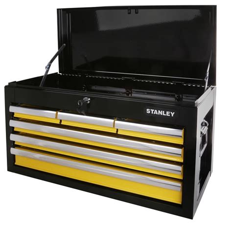 Stanley 6 Drawer Metal Tool Chest 660mm X 300mm X 350mm With Ball