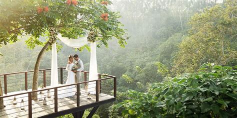 Intimate Forest Wedding At Kamandalu Ubud Oleh Happy Bali Wedding Bridestory Store