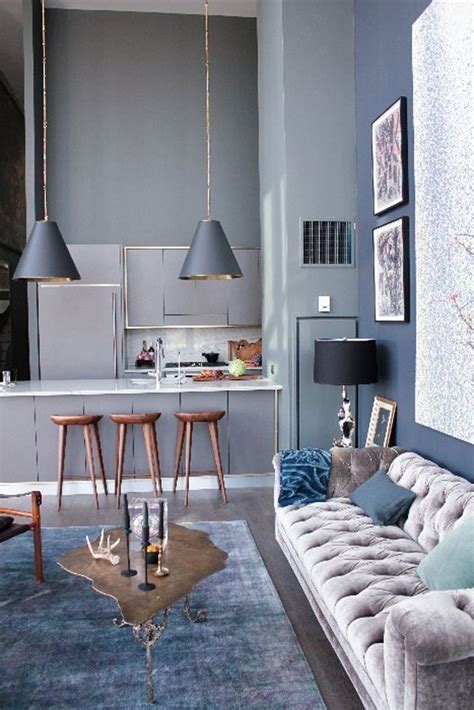 Soft Blue Gray Grey Interior Calming Decor Stress Reducing Colour