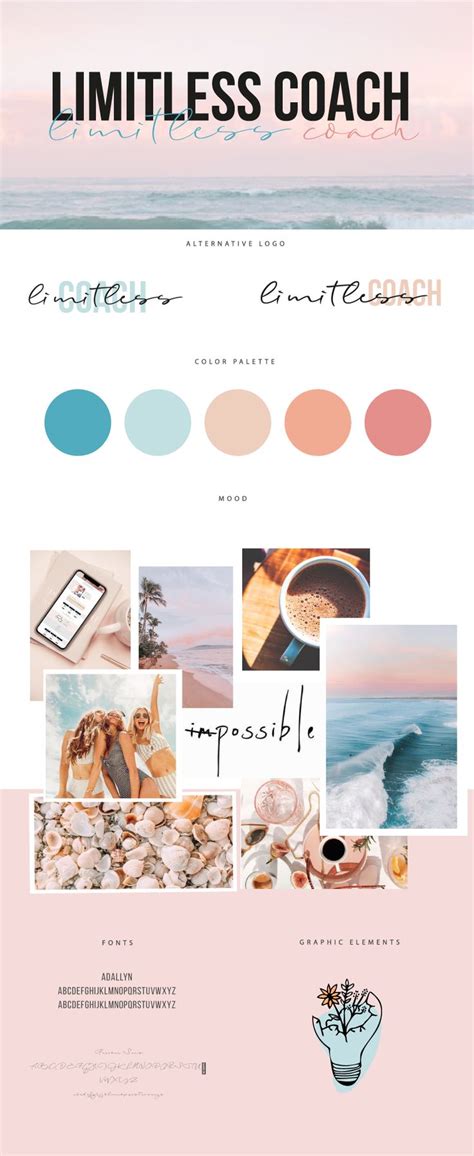 Mood Board Inspiration Brand Board Design Fresh And Happy Vibes Summer