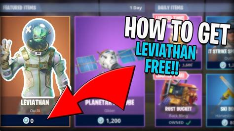 Fortnite New Leviathan Outfit For Free Glider