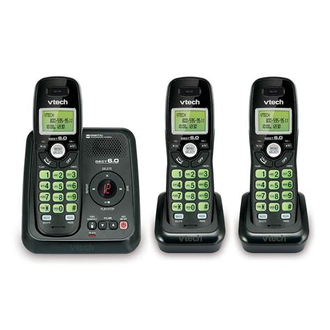 Vtech Cs6120 31 Dect 60 3 Handset Cordless Answering System With