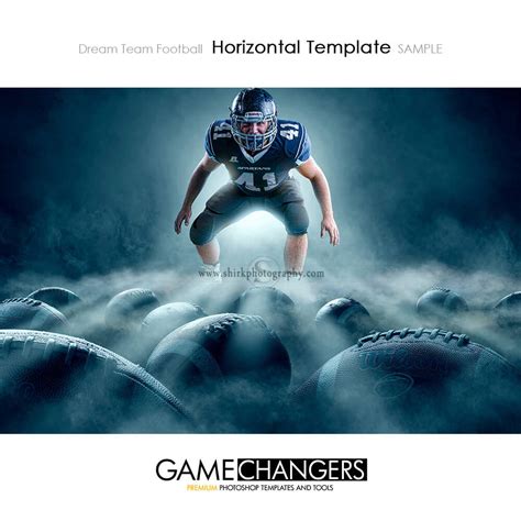 Dream Team Football Photoshop Templates Tutorial ⋆ Game Changers By