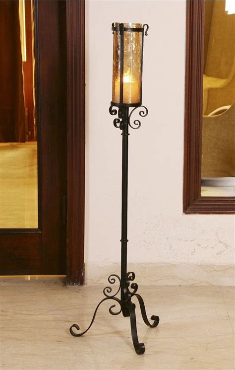 Check spelling or type a new query. Iron Tall Candle Stand with Glass for Home Decor Display ...