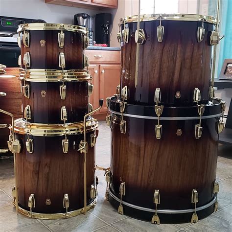Ludwig Legacy Maple Exotic 5 Piece With Brass Hardware Reverb