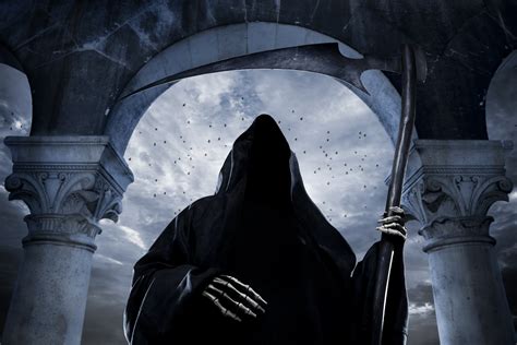 Dark Grim Reaper 4k Ultra Hd Wallpaper Background Image 5616x3744
