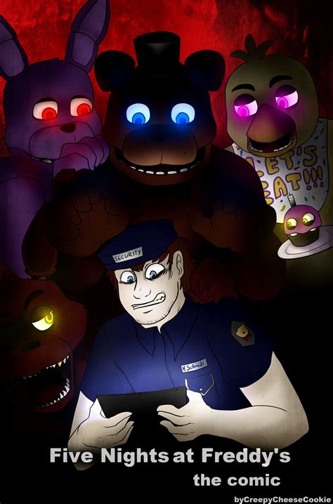 Fnaf The Comic Cover By Creepycheesecookie On Deviantart