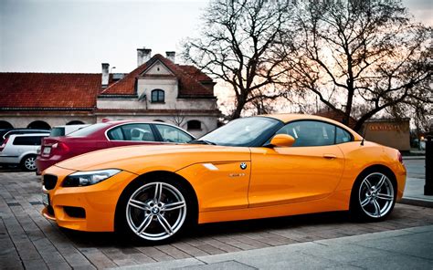 Download Wallpaper For 2560x1440 Resolution Bmw Z4 Orange Car Cars