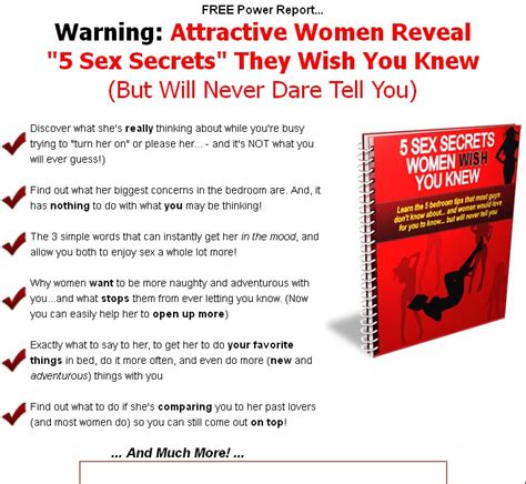 New Plr Sex Secrets Women Wish You Knew Plr Ebook Download