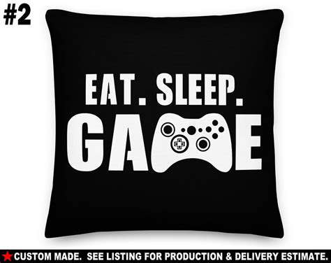 Gamer 2 Throw Pillows Video Computer Gamers Love Etsy
