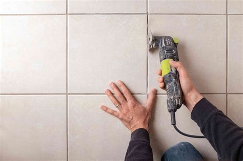 Removing Grout From Floor Tiles F