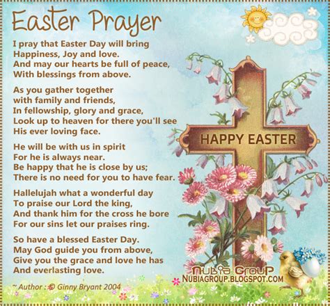 Nubiagroup Inspiration Easter Prayer