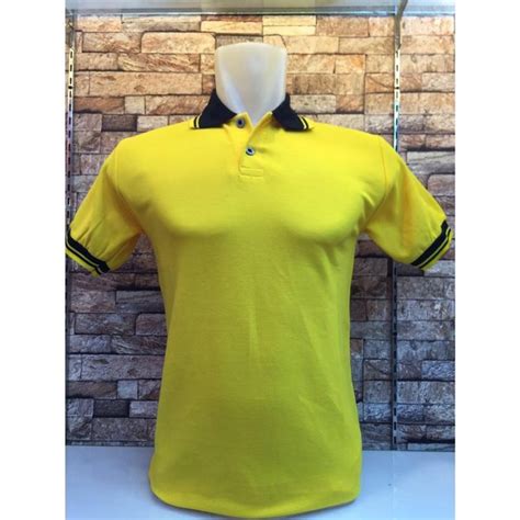 Jual Kaos Kerah Polo Kombinasi Warna Kuning Polo Shirt Pria Dan Wanita Di Lapak Kenzstore28