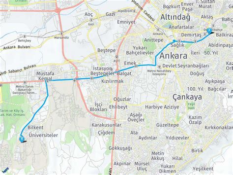 Ankara Dikimevi Hacettepe Harita Ankara Dikimevi Hacettepe Yol Haritası