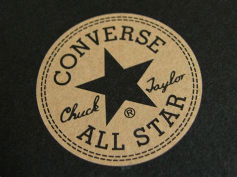 Download Brown Converse Logo Wallpaper