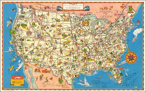 A Good Natured Map Of The United States Setting Forth The Service Of