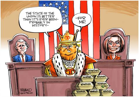 Cartoons Pelosi Shreds Trumps State Of The Union Speech