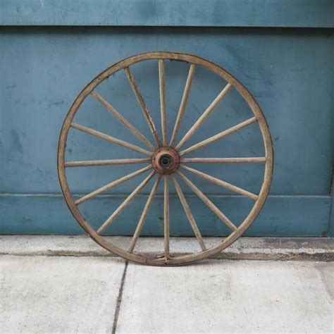Antique Wagon Wheel Wood Iron Rustic Primitive Rustic Primitive