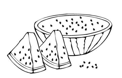 You can download watermelon slice coloring page for free at coloringonly.com. Watermelon Drawing at GetDrawings | Free download