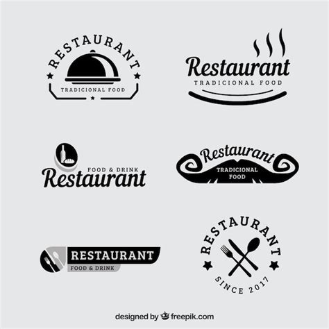 Premium Vector Set Of Vintage Restaurant Logos
