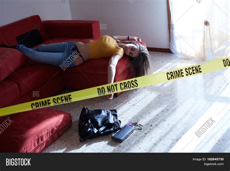 Crime Scene Simulation Image And Photo Free Trial Bigstock