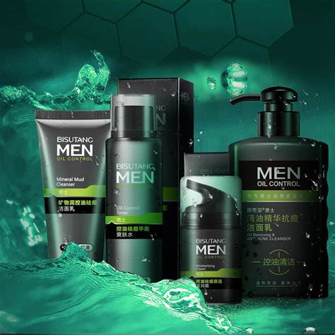 Oem Private Label Mens Skin Care Products T Set Face Oil Control