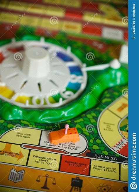 1980s Board Games The Game Of Life Editorial Photo Image Of
